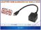 ADAPTER HDMI 2xGNIAZDO-1xWTYK NA KABLU 30CM 0791