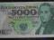 5000 złotych 1988 seria CW stan UNC niski numer 00