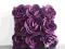 LIVING SPACE  poduszka z FILCU fiolet RÓŻE 3D