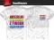 100szt KOSZULKA KOSZULKI REKLAMOWE Z NADRUKIEM