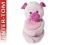 Pluszowy Chwytak Swinka Marysia KOCYK maskotka 2w1