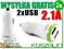 Ładowarka Samochodowa 2 USB 2A iPad 1 2 3 4 mini