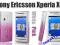 Sony Ericsson XPERIA X8 White-Pink Max KPL OKAZJA!