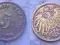 5 PFENNIG 1907 A CESARSTWO NIEMIECKIE 1891 -1918