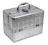 KUFER KUFEREK KOSMETYCZKA TORBA  HZ1 SILVER Nowy !