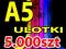 Ulotki a5 5000 druk Ulotki a5 5000 druk