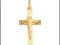 ZŁOTY 585 KRZYŻ * CROSS * KRZYŻYK 1,3cm x 2,3cm