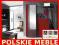 Garderoba FOX  CZERWONY POŁYSK RATY!!! ABCmeblowy