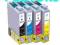 4x T22 Tusz do Epson Stylus SX440W SX445W BX305F