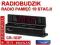 Azusa RADIOBUDZIK RADIO am/fm pamięć 10 stacji