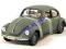 VOLKSWAGEN BEETLE VINTAGE BULLIS GARBUS 1:24 WELLY