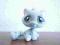 kotek puszysty zamszowy LPS***LITTLEST PET SHOP***