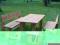 zestaw ogrodowy stół + 2 dwie ławki , ławka , stół