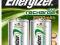 2 x AKUMULATORKI ENERGIZER R20 D HR20 2500 mAh FV