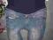 H&amp;M MAMA____JEANS SZORTY ciążowe____44