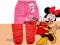 DISNEY MINNIE MOUSE SPODNIE DRESOWE WELUR 122