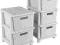 KETER SZAFKA PLASTIKOWA 3 + 2 SZUFLADY KREMOWA