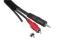 Kabel JACK 3.5 - 2xCINCH 5M DBL. SCR.