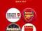 Arsenal Crests - przypinki