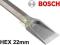 BOSCH DŁUTO ŁOPATKOWE PŁASKIE 400x50mm chwyt HEX22