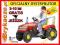 ROLLY TOYS Traktor Pedały OGROMNY X-trac + Gratis