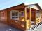 Domek drewniany letniskowy 20m2 + taras 15m2