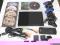 Sony Playstation 2, 2 pady, pilot, 6 gier, 2 karty
