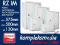 RZ 575x500x130mm Pusta Szafka Metalowa TV-SAT/LAN