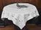 Cepeliada - PIĘKNY obrus haft 85x85 Nr 18  Biały