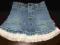 Spódniczka jeans mini
