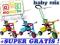 BABY MIX ROWEREK ROWER TRÓJKOŁOWY DASZEK + gratis