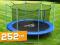 TRAMPOLINA Z SIATKĄ WEWNĘTRZNĄ 252cm 2w1 NEO PRO