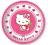 Talerzyki papierowe Hello Kitty urodziny 23 szt.
