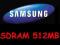 NOWA Pamięć  512MB SODIMM PC133 SAMSUNG + FV23%