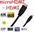 Kabel HDMI - microHDMI mikroHDMI 1,8m GOLD v1.4