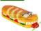 TRIXIE ZABAWKA HOT-DOG PISZCZACY 19cm 3463 PROMOC