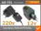 PRZEJSCIOWKA ADAPTER ZAPALNICZKI 220 230 V-12V