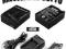 Ładowarka +2x akumulator GoPro Go Pro Hero 3, 3+
