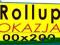 Rollup 100x200 kaseta+wydruk -WYSOKA JAKOŚĆ-Kraków