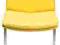 Cantilever Krzesło Zgaszony Żółty Skóra Ekol