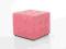 Pufa 43x43 Różowa Skóra Ekologiczna a29998