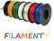 FILAMENT DRUK DRUKARKA 3D ABS BIAŁY 1.75mm 0,2KG