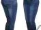 Promocja!  Rurki ciążowe_JEANS_ wysoki panel_ r.M