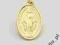 ZŁOTY MEDALIK CHRZEST NA PREZENT URODZINY CUDOWNY