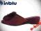 Kapcie klapki damskie INBLU RR-04 bordo r40 e-kobi