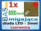Dioda LED _ migająca _ 5mm _ czerwona _ 8000mcd
