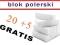 BLOK POLERSKI BIAŁY DELIKATNY 20+5 GRATIS 40PLN