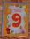 Kartka 9 urodziny