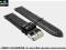 PASEK DO ZEGARKA 24 mm DILOY P206EL.24.1 CZARNY