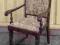 ANTYCZNY FOTEL DO BIURKA NA LWICH ŁAPACH